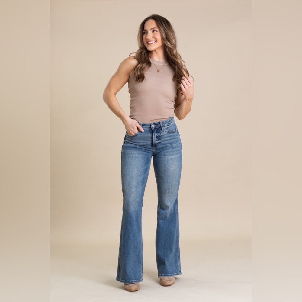 Judy Blue Jeans Bootcut Blue Jeans Women’s 7/28 Blue High Rise